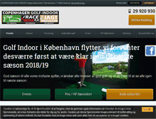 Tablet Screenshot of golf-indoor.dk